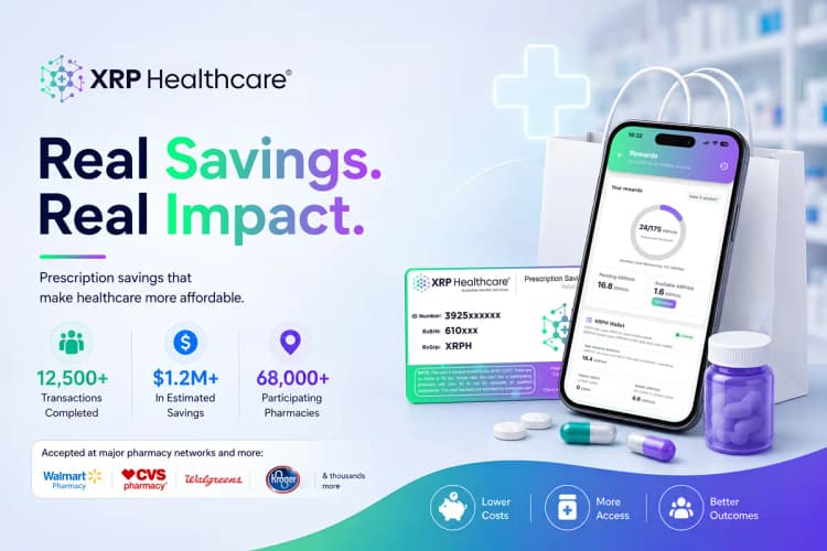 How the XRP Healthcare Prescription Savings Card Has Delivered More Than $1.2 Million in Savings