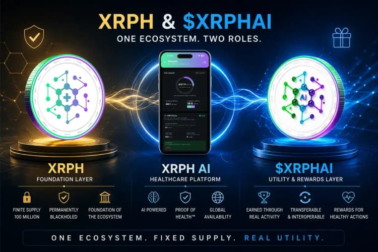 XRPH & $XRPHAI Explained: One Ecosystem. Fixed Supply. Real Utility